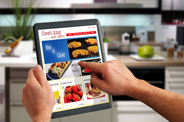 Online recepti na tabletu